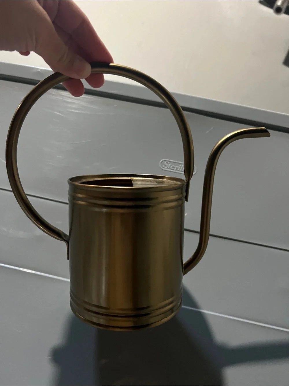 Hearth & Hand Brass-Tone Metal Watering Can